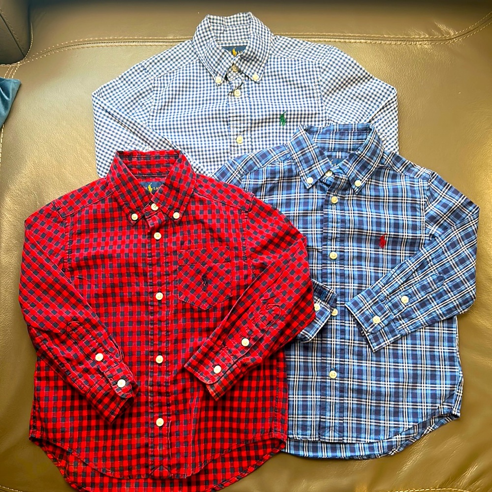 Toddler Button Down Shirts. Sold as a Bundle or Single!